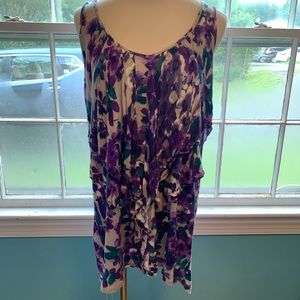 Lauren Conrad floral tank top